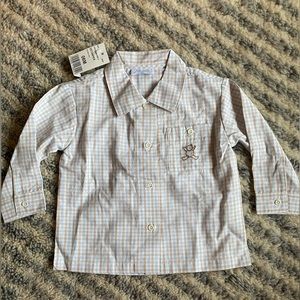 NWT Jacadi Button-down Shirt, Baby size 6months
